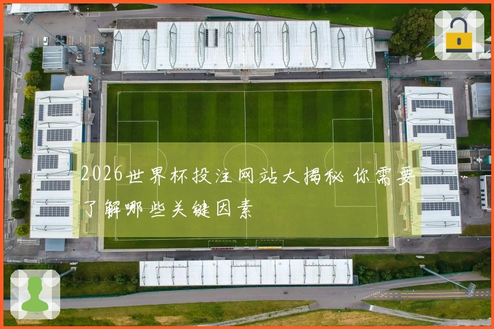 2026世界杯投注网站大揭秘 你需要了解哪些关键因素